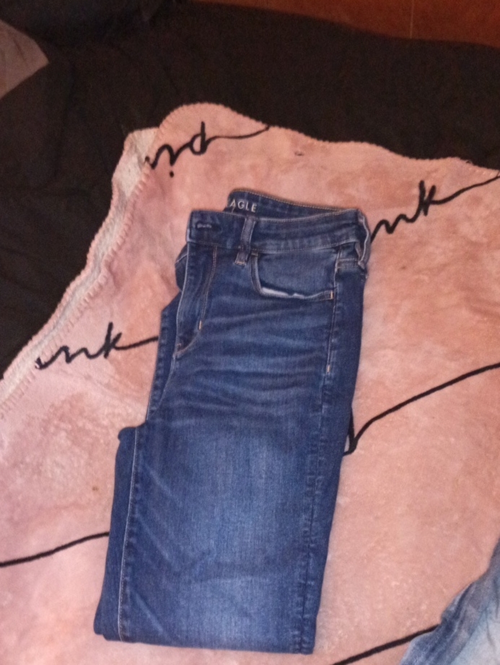 American Eagle Outfitters Women’s Dark Blue Skinny Jeans